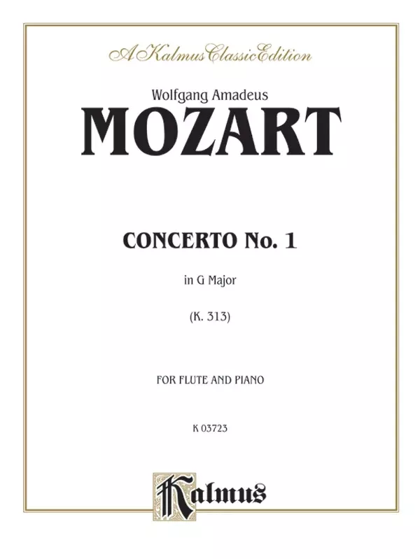 Flute Concerto No. 1 in G Major, K. 313: Flute Part(s)