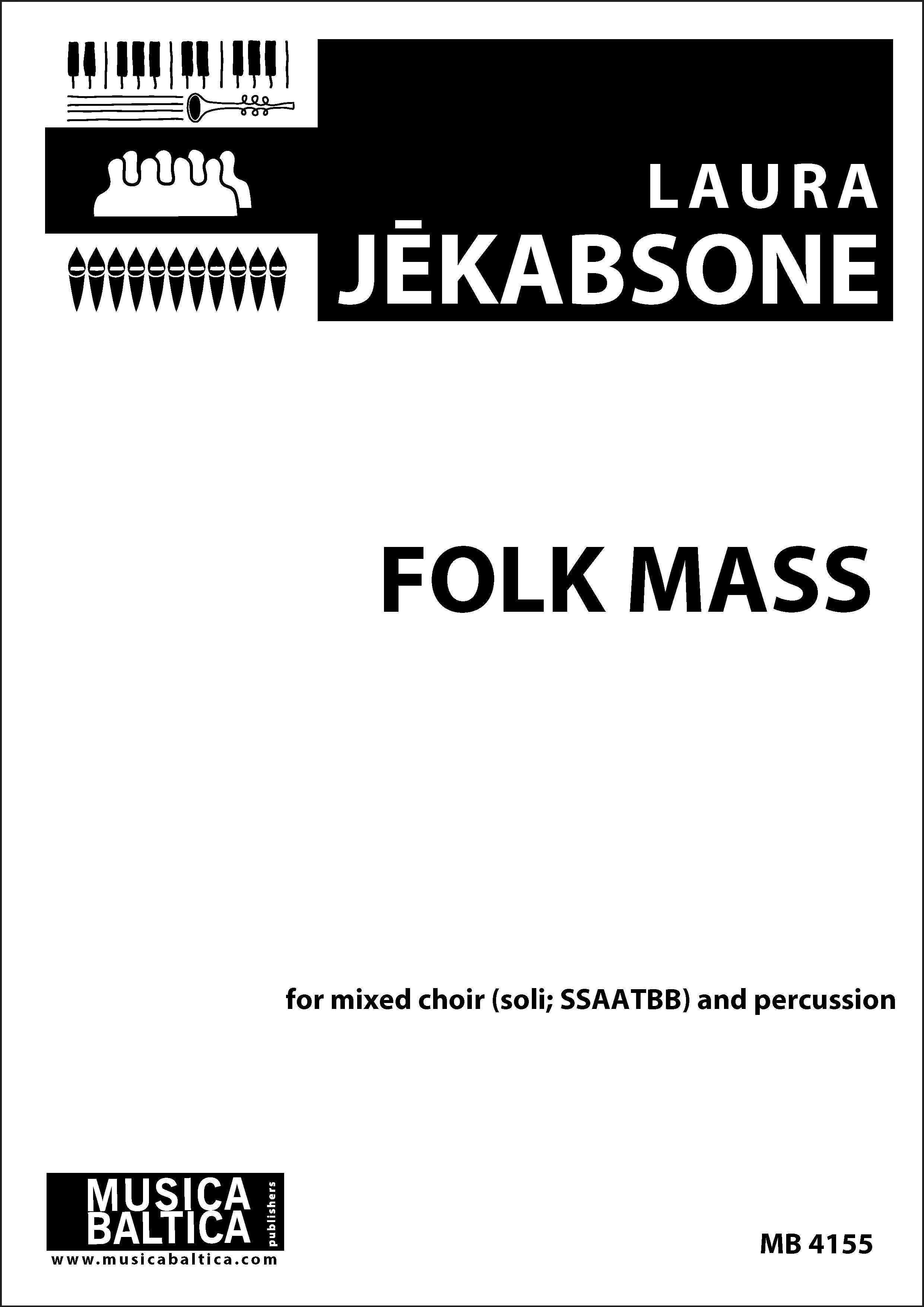 Folk Mass (Mixed Choir, SSAATBB): Mixed Voices (SSATBB)