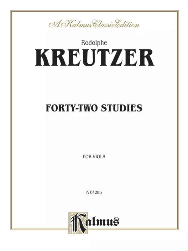 Forty-two Studies: Viola Book