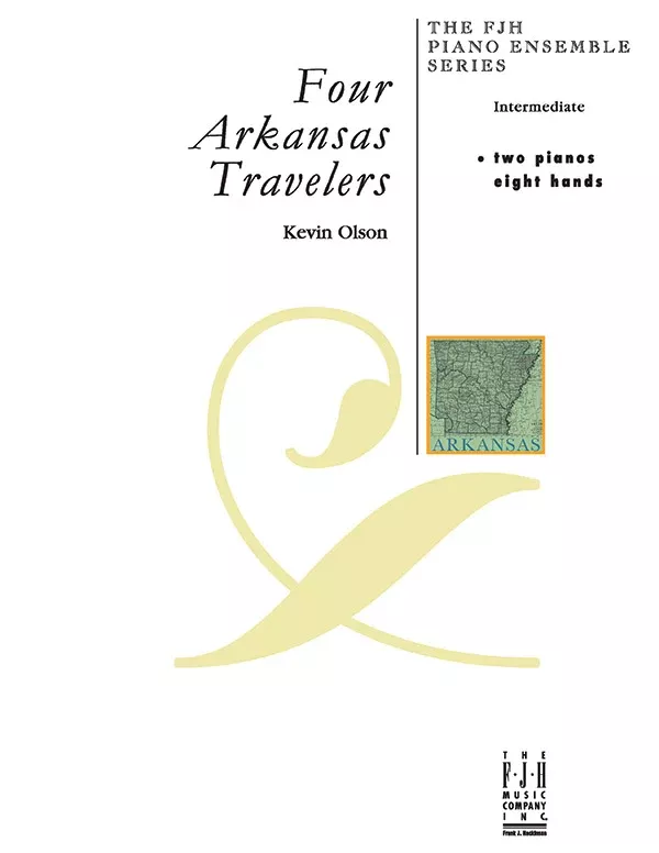 Four Arkansas Travelers (2 piano - 8 hand): Intermediate Piano Sheet