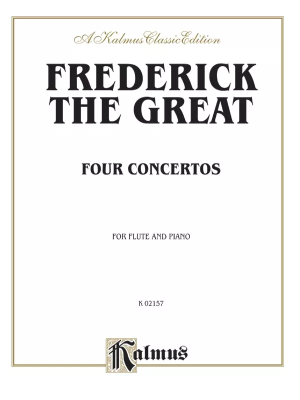 Four Concertos for Flute and Piano: Flute Book