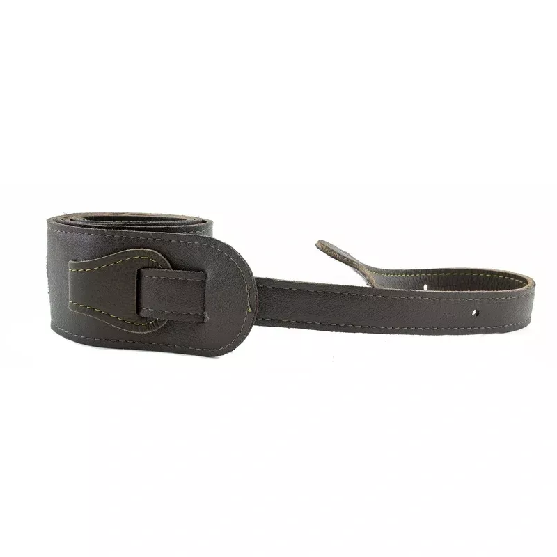 Franklin Strap 2.5 Purist Glove Leather/Buck Backing – Chocolate/Gold Stitch
