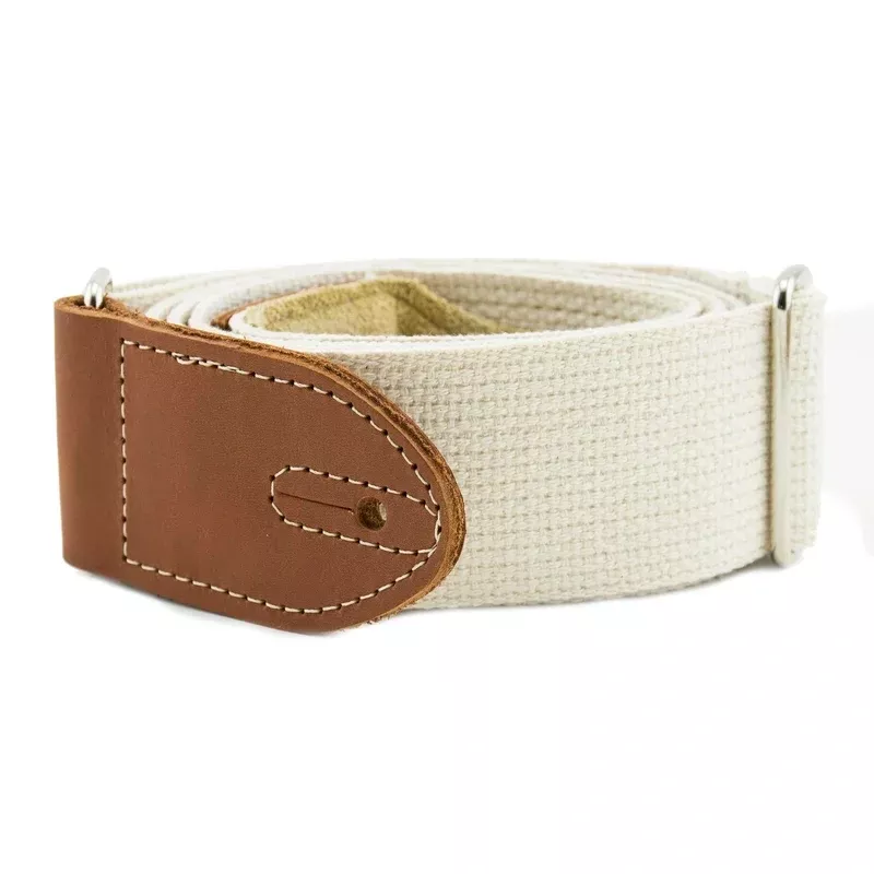 Franklin Strap Hybrids 2 Leather/Cotton Webbing Backing – Cognac/Natural