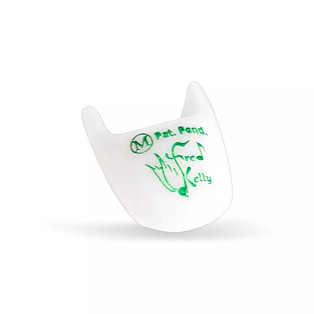 Fred Kelly Picks Delrin Freedom Finger Guitar Picks Medium 3pcs