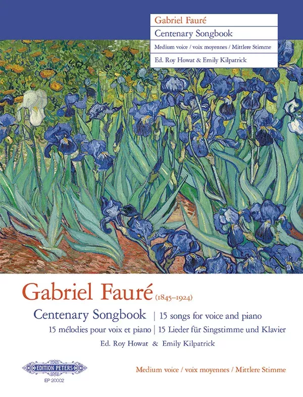 Gabriel Fauré Centenary Songbook: Medium Voice Book
