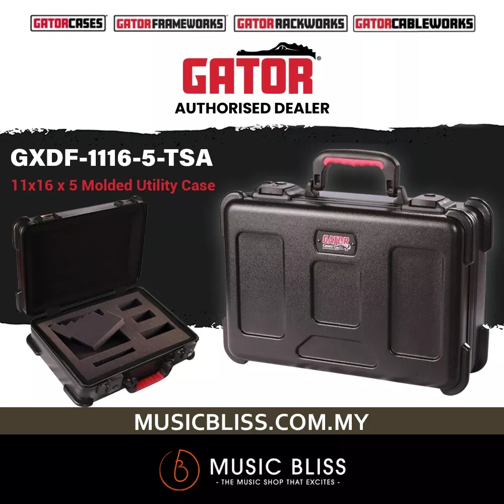 Gator GXDF-1116-5-TSA 11×16 x 5 Molded Utility Case