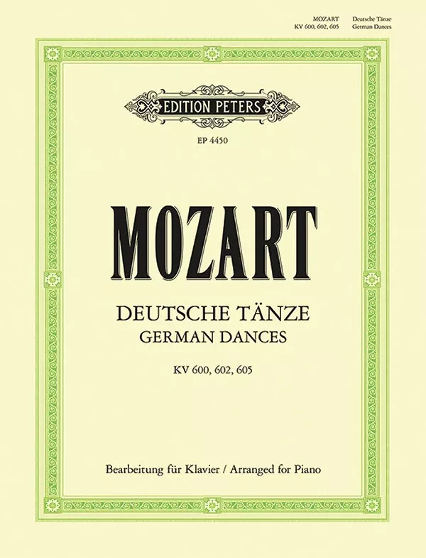 German Dances: Piano Solo