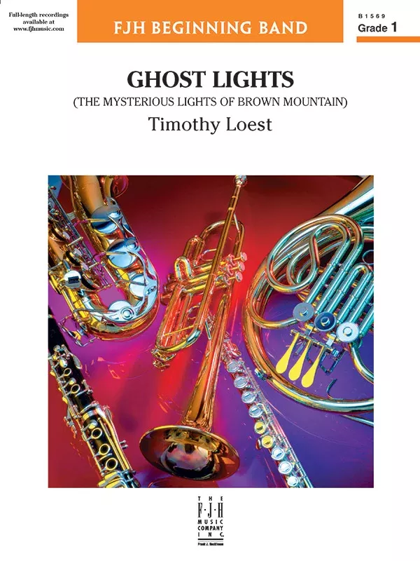 Ghost Lights: Concert Band Conductor Score & Parts