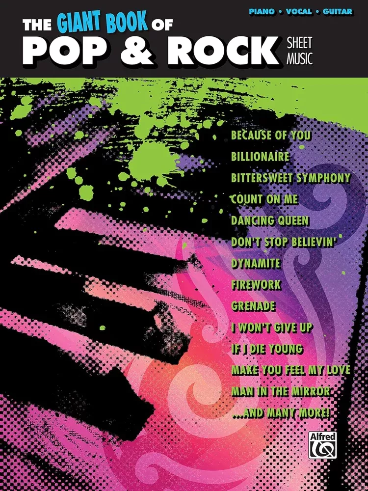 The Giant Book Of Pop & Rock Sheet Music PVG
