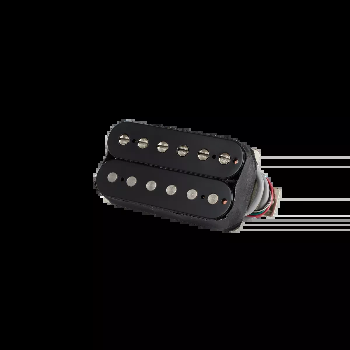 GIBSON ACCESSORIES 496R HOT CERAMIC PICKUP, RHYTHM – DOUBLE BLACK (PU496RDB4)