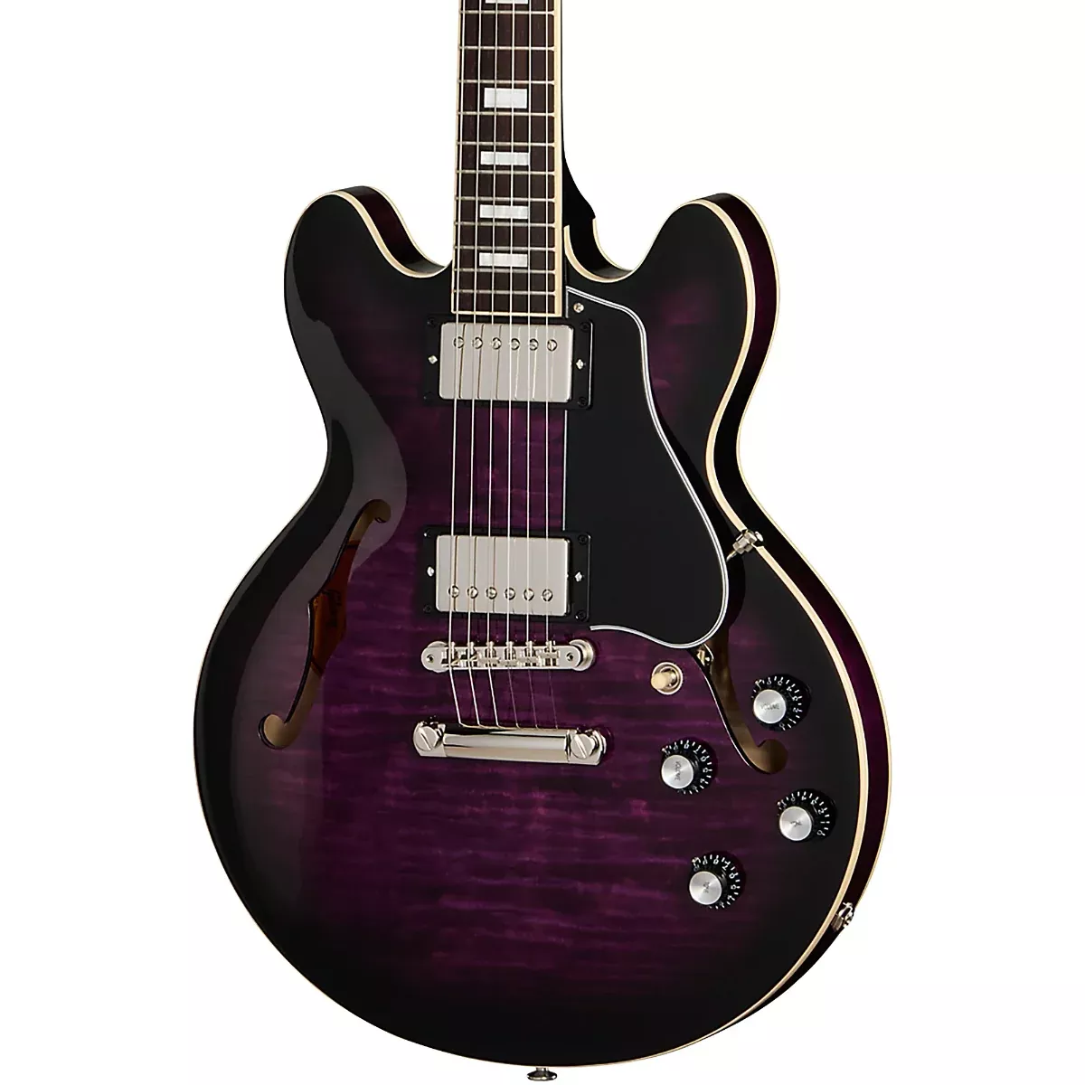 Gibson ES-339 Figured Electric Guitar in Dark Purple Burst