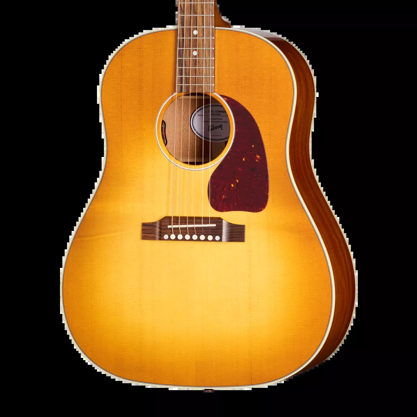 Gibson J-45 Standard Heritage Acoustic Electric Guitar in Cherry Sunburst