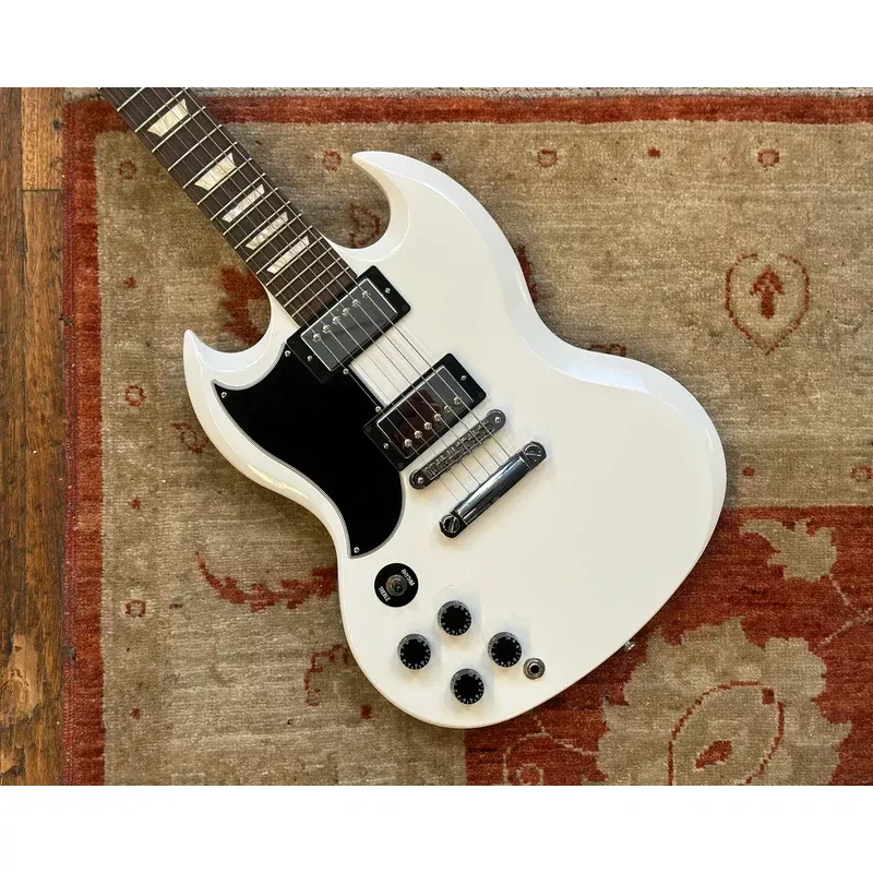 Gibson SG ’60s Tribute – Left Handed (Polaris White Refin)