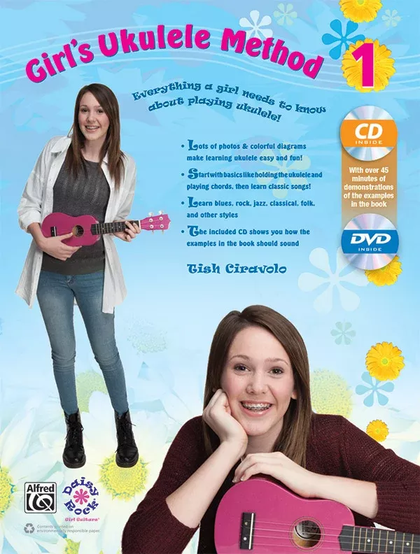 Girl's Ukulele Method 1: Ukulele Book, CD & DVD