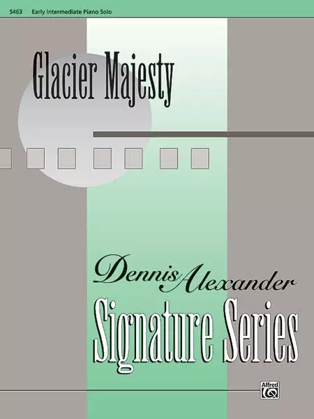Glacier Majesty: Piano Sheet