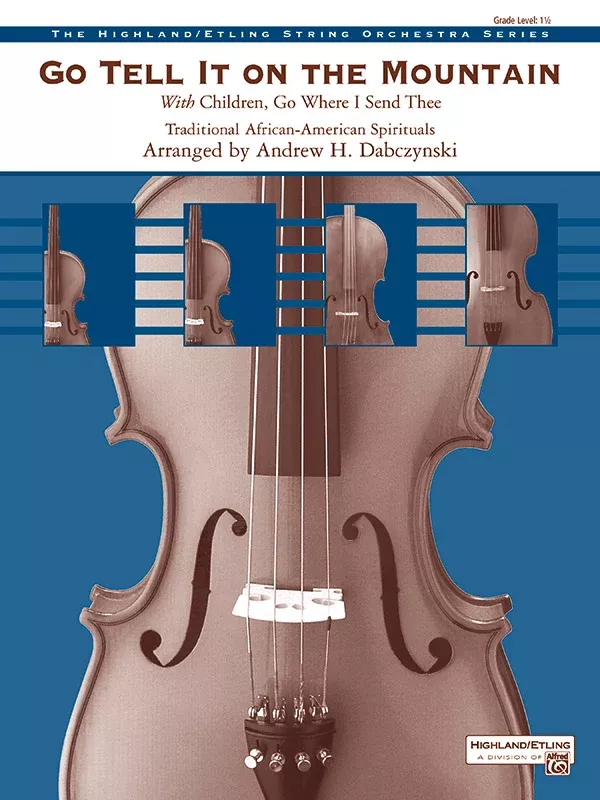 Go Tell It on the Mountain: String Orchestra Conductor Score & Parts