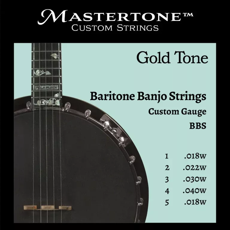 Gold Tone Baritone banjo custom gauge strings – BBS