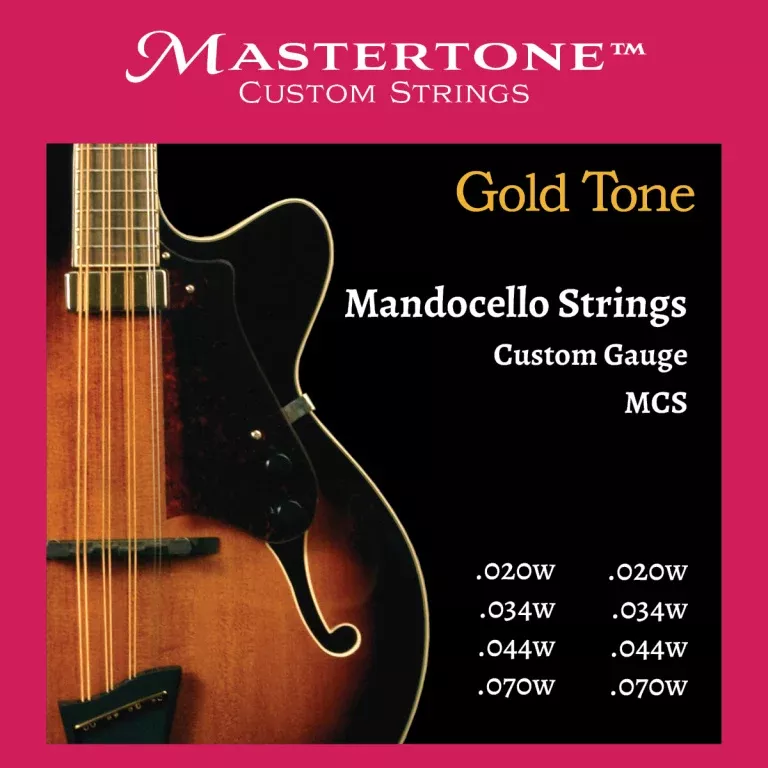 Gold Tone D’Addario Mandocello string set – MCS