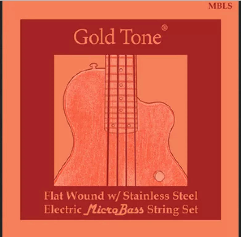 Gold Tone LaBella Flat Wound strings for micro bass – MBLS