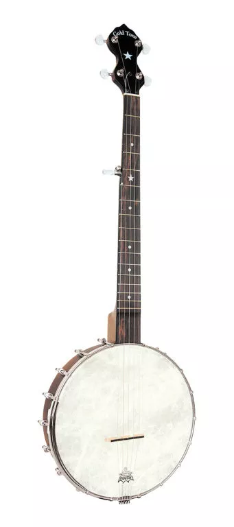 Gold Tone A-scale Clawhammer 5-string Cripple Creek banjo pack with bag, instructional DVD and strap – CC-OTA