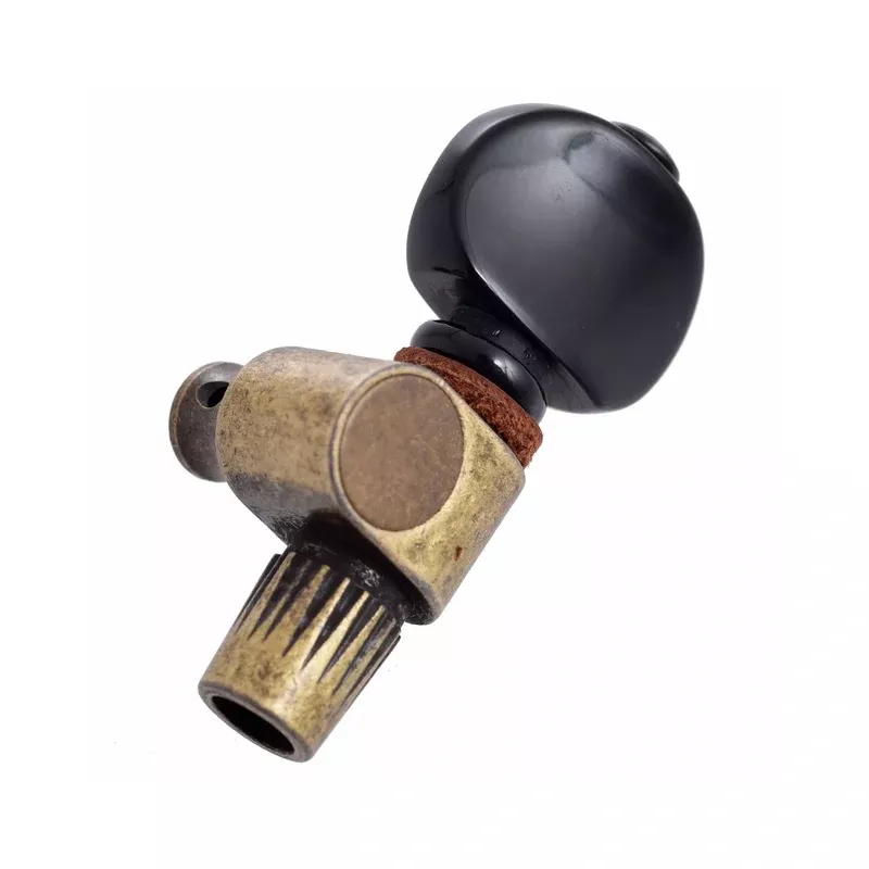 Golden Gate P-131RB 5th String Tuner for Banjo, Antiqued Brass/Black