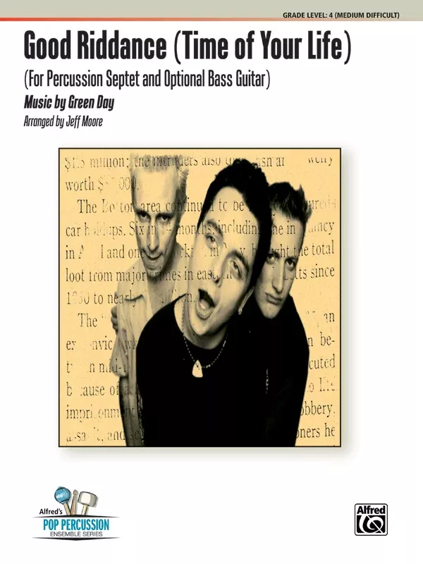 Good Riddance (Time of Your Life): Percussion Ensemble Conductor Score & Parts