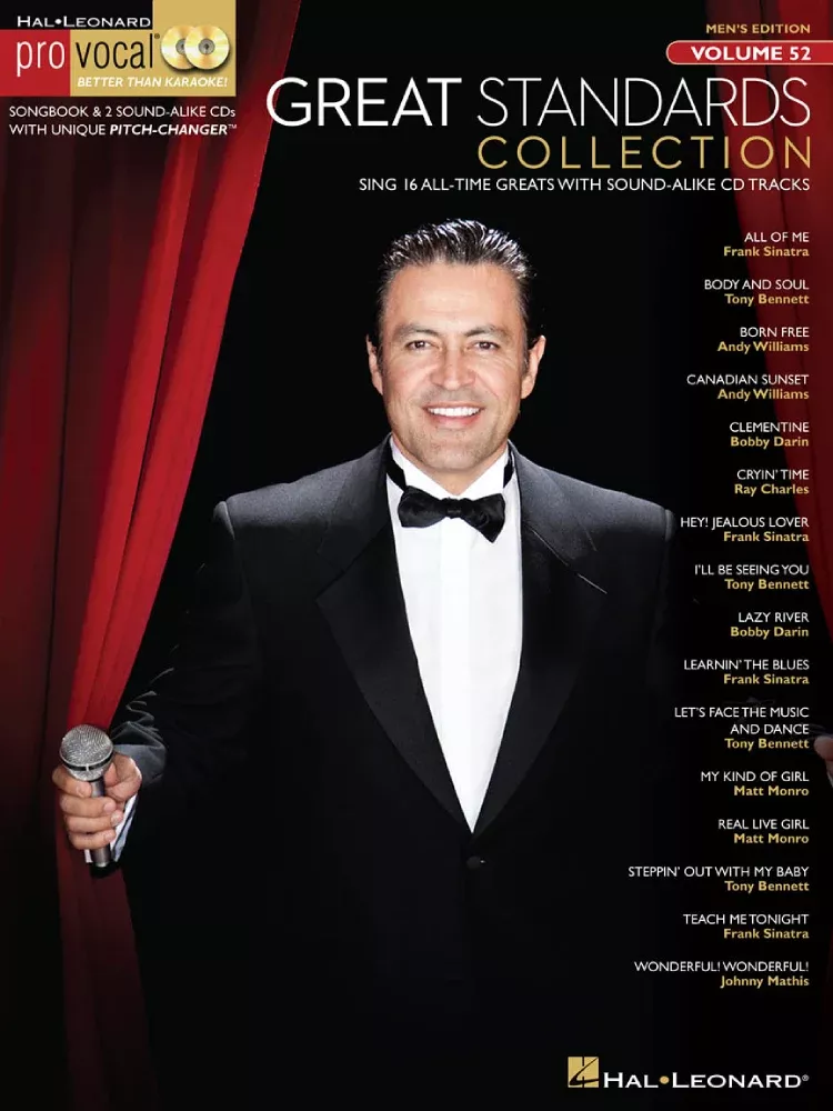 Great Standards Collection Pro Vocal Men's Edition Volume 52 Bk/2Cds