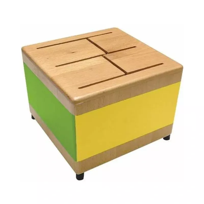Green Tones Square Tone Drum with Mallet