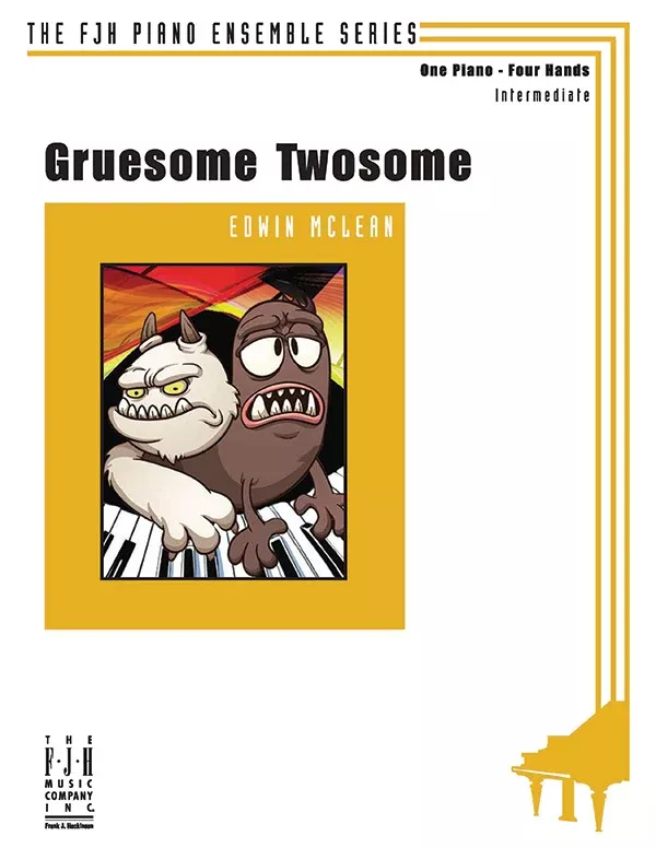 Gruesome Twosome: Intermediate Piano Sheet