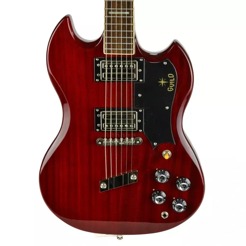 Guild S-100 Polara – Cherry Red – With Case – Used