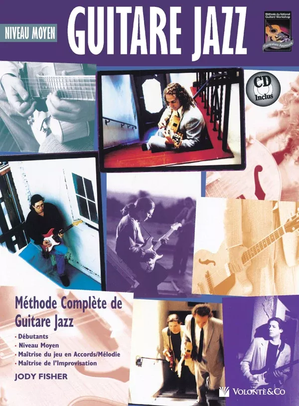 Guitare Jazz Moyen [Intermediate Jazz Guitar]: Guitar Book & CD