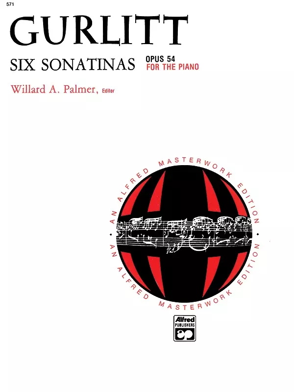 Gurlitt: 6 Sonatinas, Opus 54: Piano Book