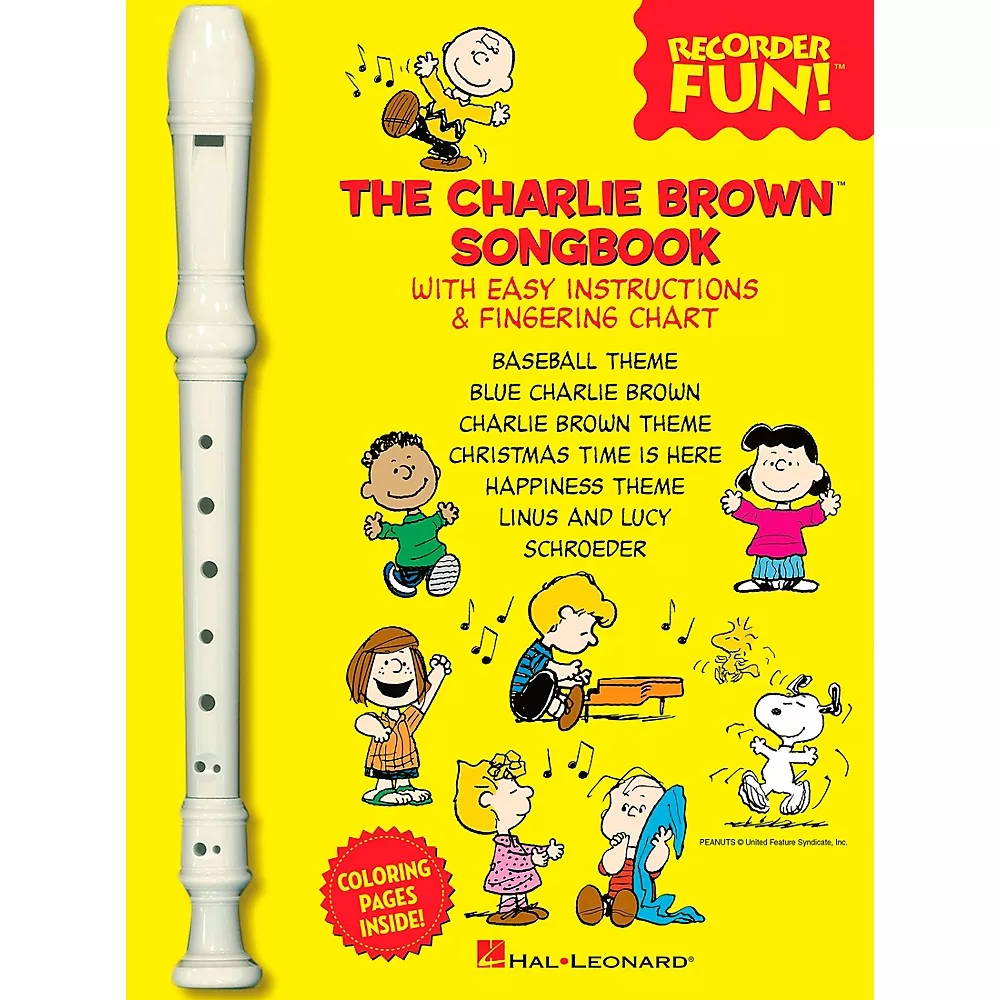 Hal Leonard The Charlie Brown Songbook - Recorder Fun Book/Recorder Pack