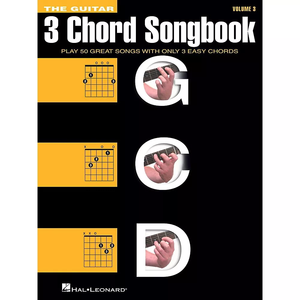 Hal Leonard The Guitar Three Chord Songbook Volume 3G-C-D