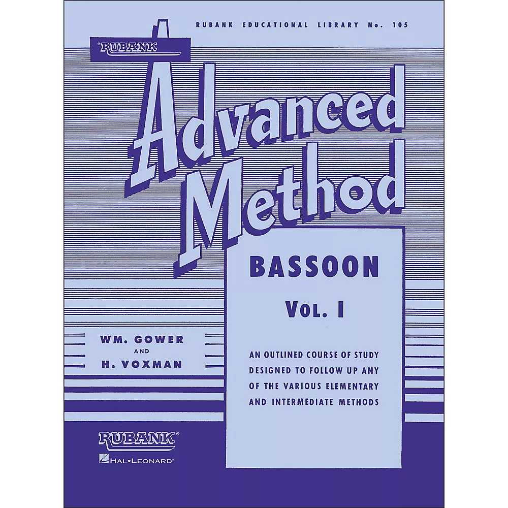 Hal Leonard Rubank Advanced Method for Bassoon Volume 1