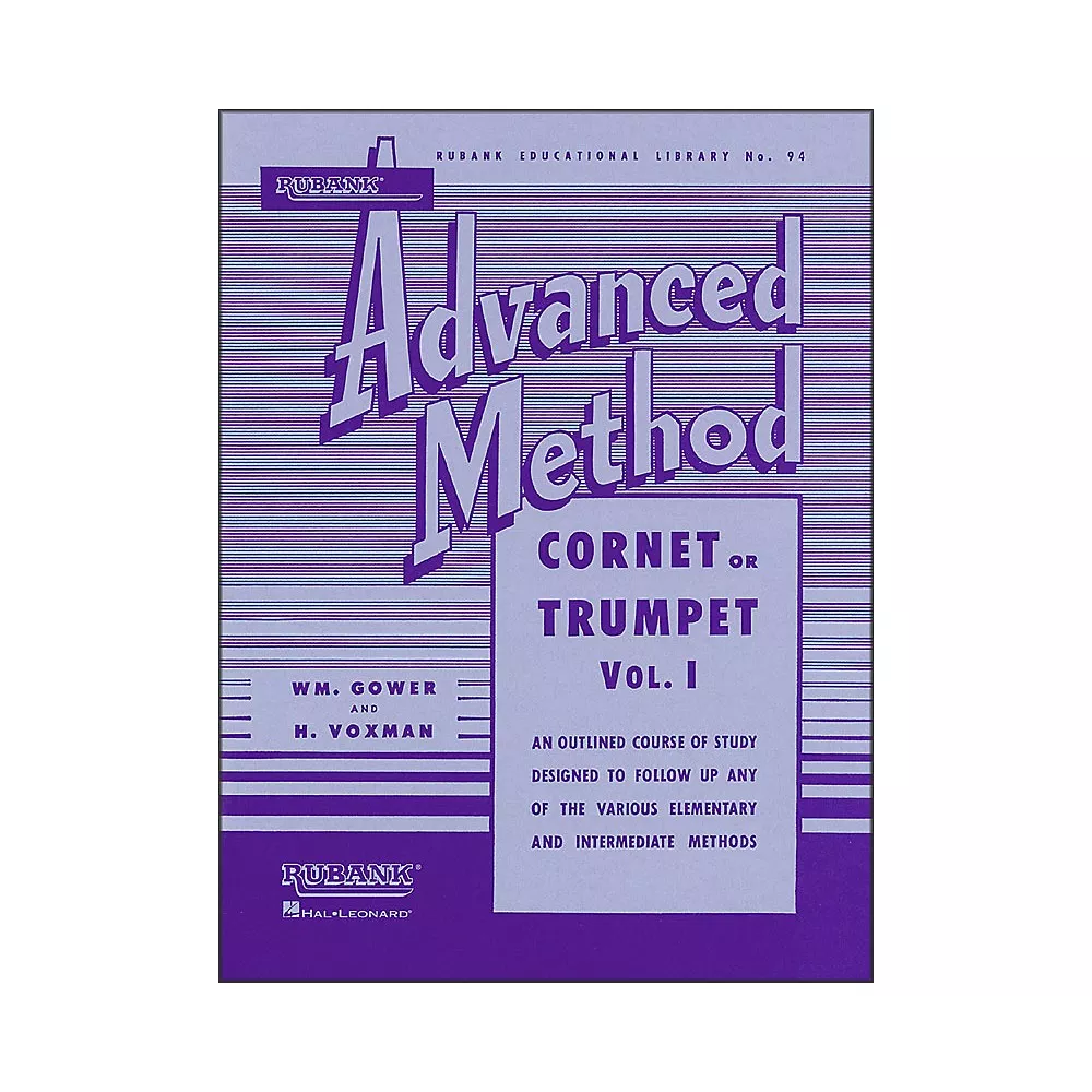 Hal Leonard Rubank Advanced Method for Cornet Or Trumpet Volume 1