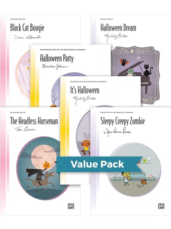 Halloween Sheet Solos: Piano Sheet