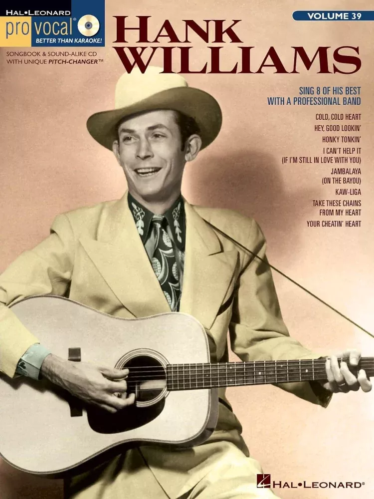 Hank Williams Pro Vocal Men's Edition Volume 39 BK/CD