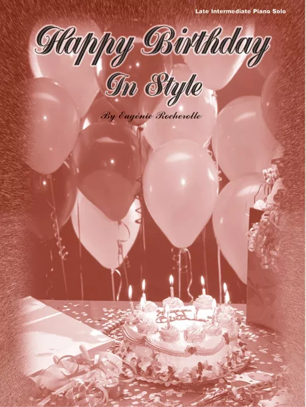 Happy Birthday in Style: Piano Sheet