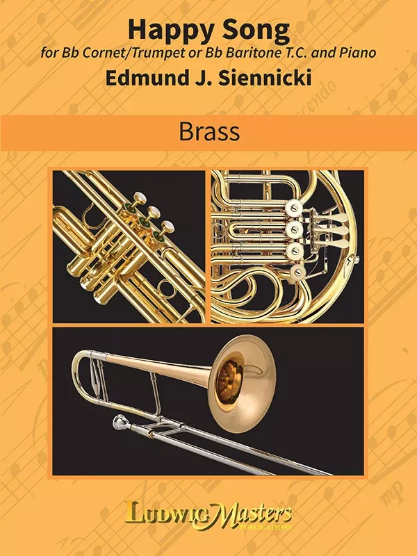 Happy Song: Cornet Solo and Piano Book