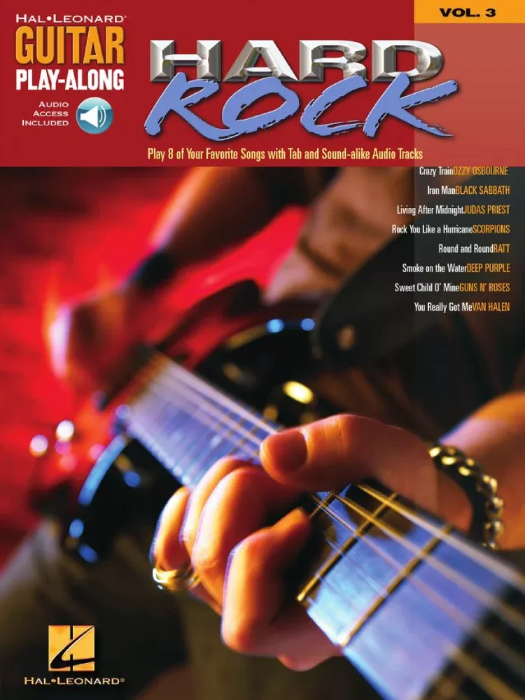 Hard Rock Guitar Play Along Volume 3 Bk/Ola