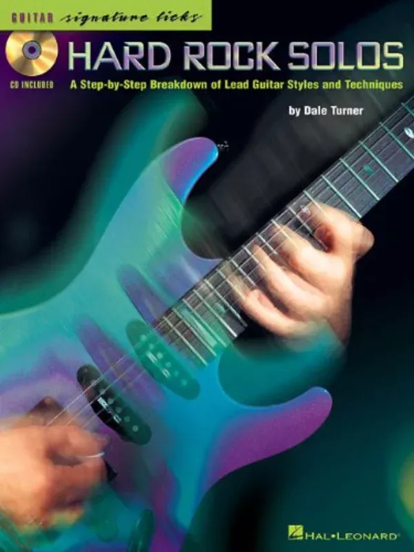 Hard Rock Solos Signature Licks Guitar Tab BK/CD