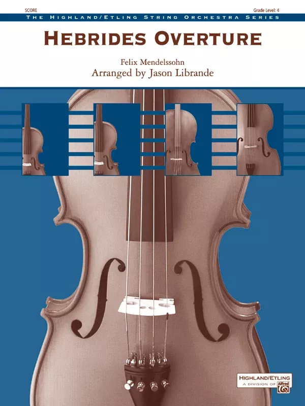 Hebrides Overture: String Orchestra Conductor Score & Parts