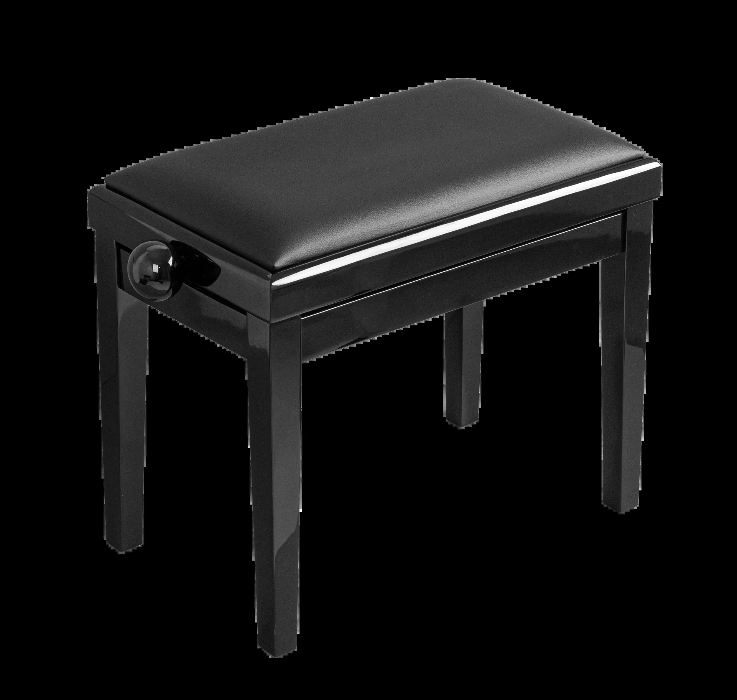 Hemingway HPB22B Adjustable Wooden Piano Bench