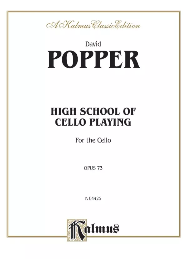 High School of Cello Playing, Opus 73: Cello Book