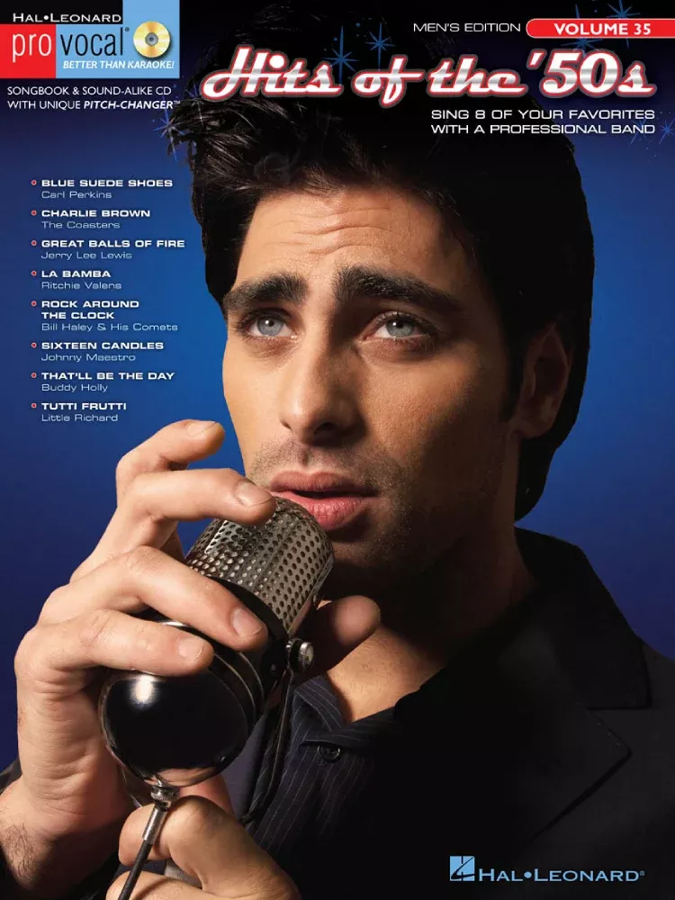 Hits of the '50s Pro Vocal Men's Edition Volume 35 BK/CD