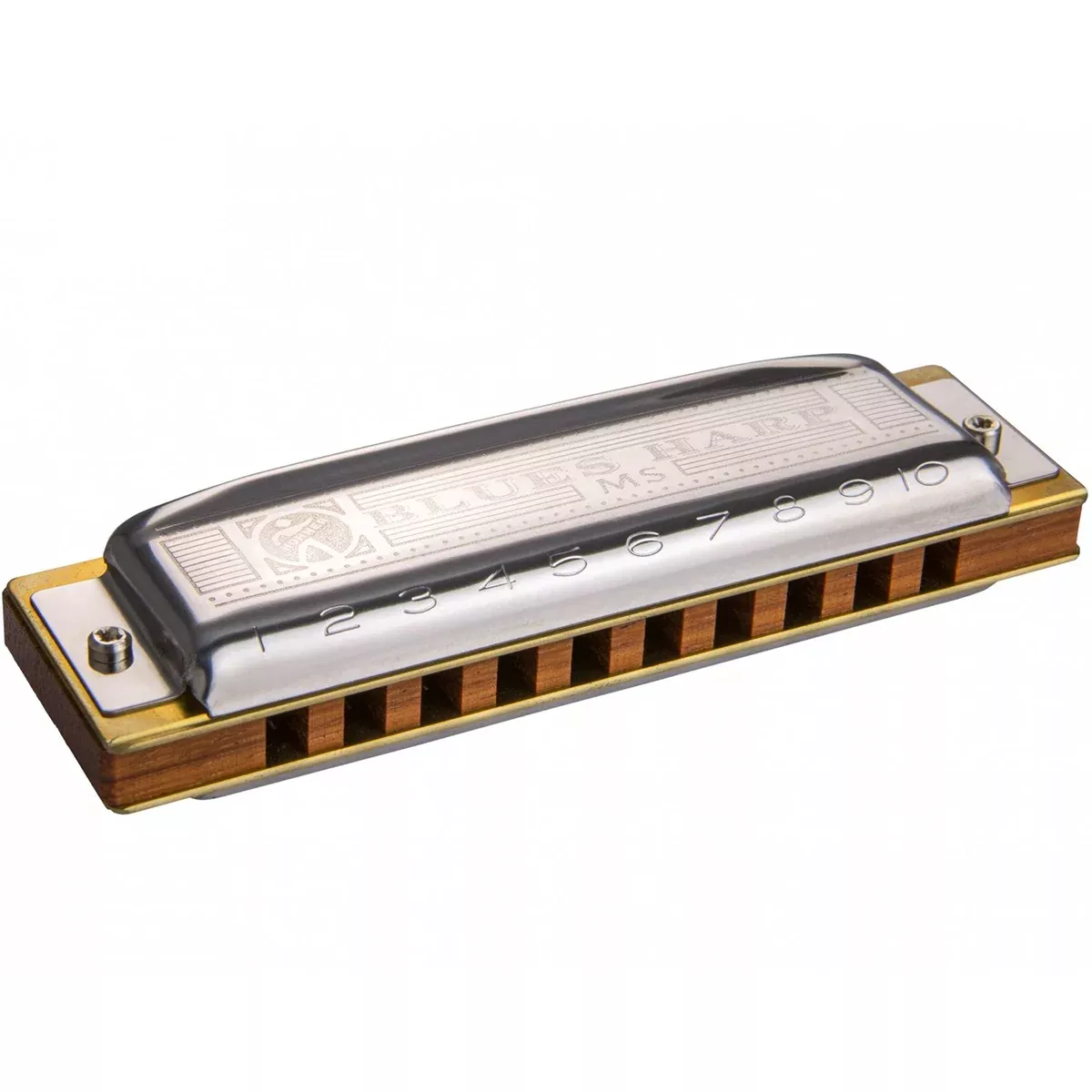 Hohner MS Series 10 Hole Blues Harp Eb
