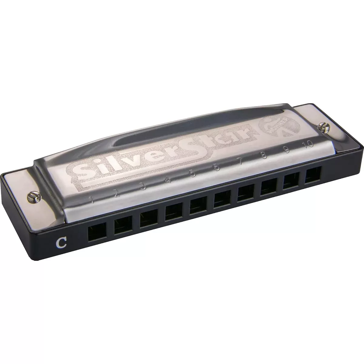 Hohner Silver Star 10 Hole Harmonica A