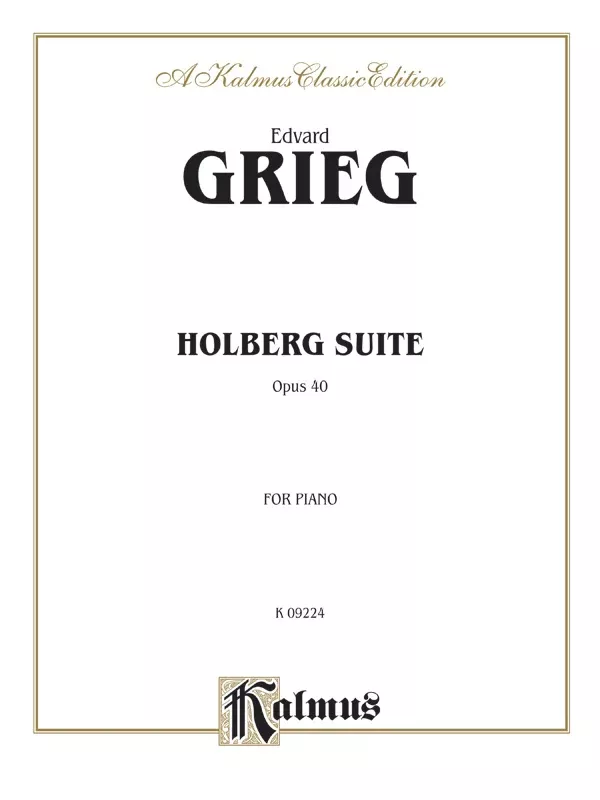 Holberg Suite, Opus 40: Piano