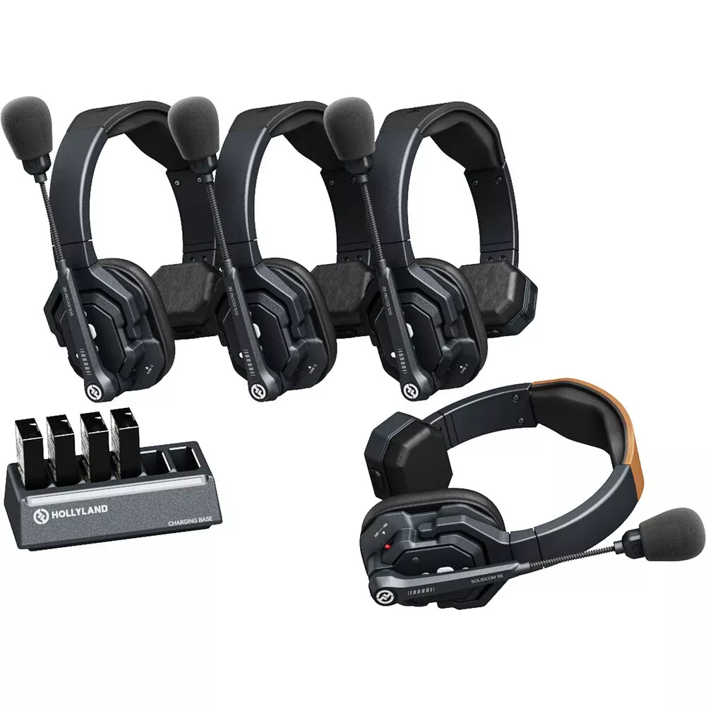 Hollyland Solidcom SE 4S 4-person Wireless Intercom System – Global Version